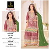 Khas 4489 A To C Chinon Silk Readymade Pakistani Plazzo Suits Wholesale Online